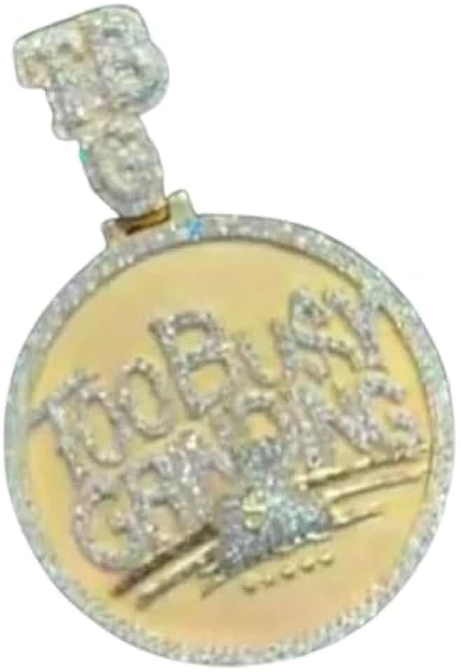 Moissanite Pendant Men