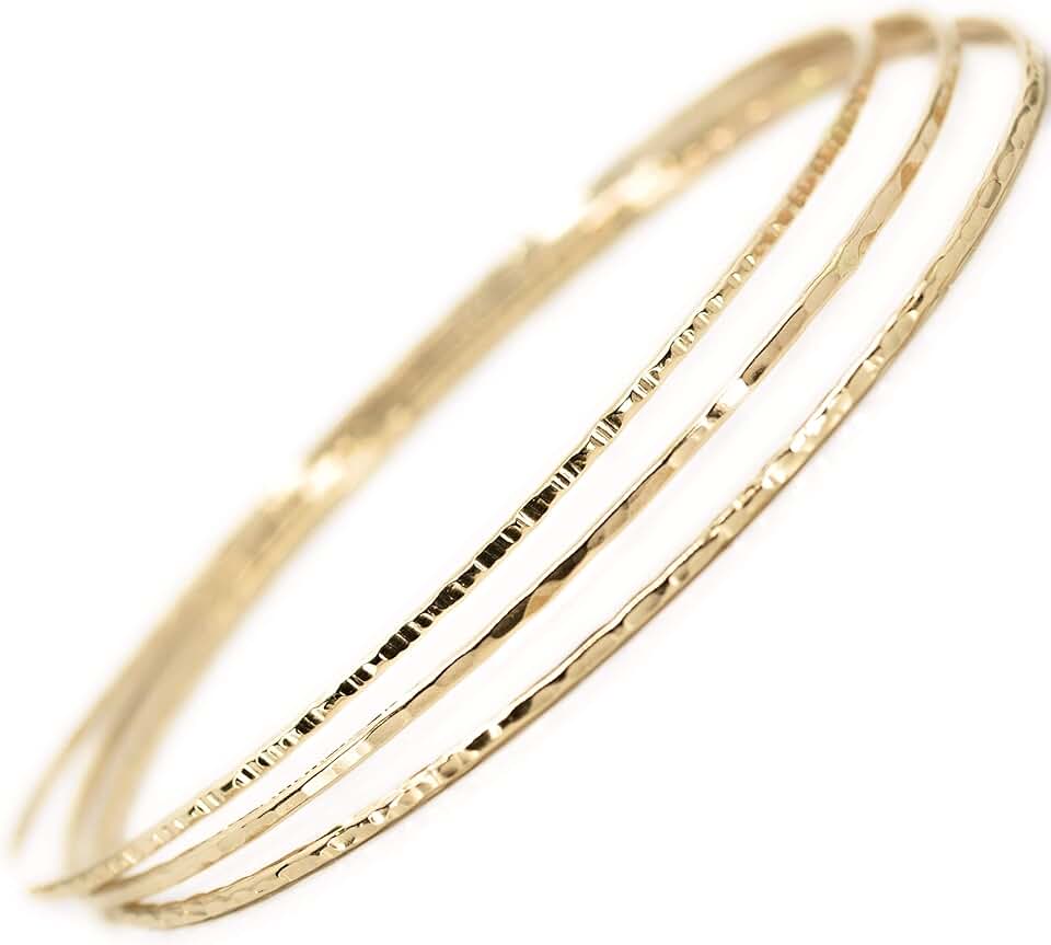 Mu-Yin gold bangles