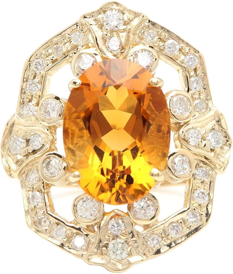 Natural Citrine Ring