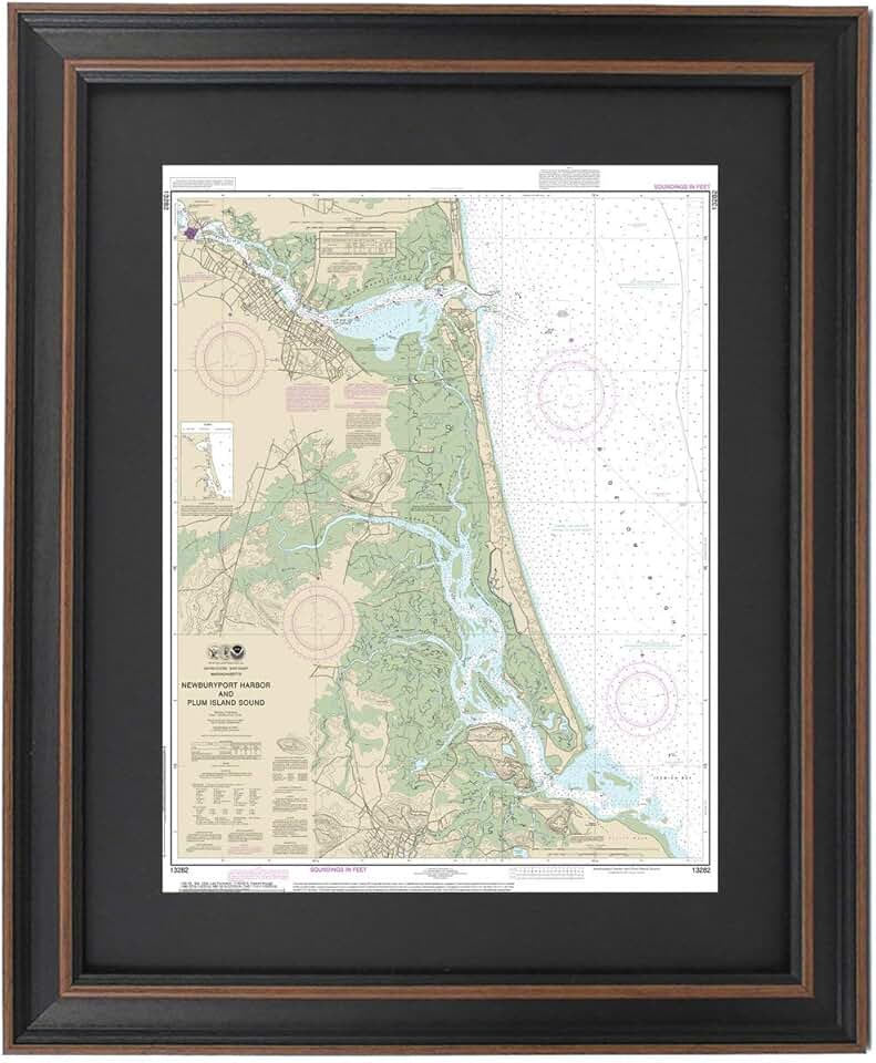 Newburyport Nautical Map