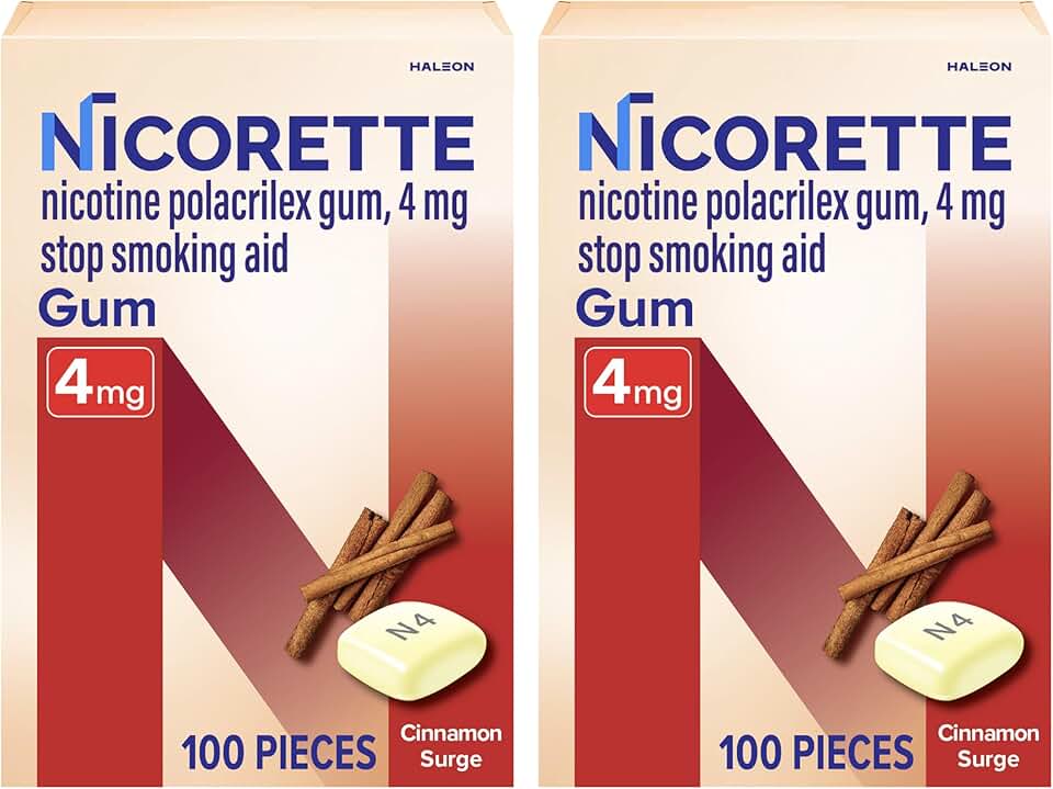 Nicorette Nicotine Gum 4mg