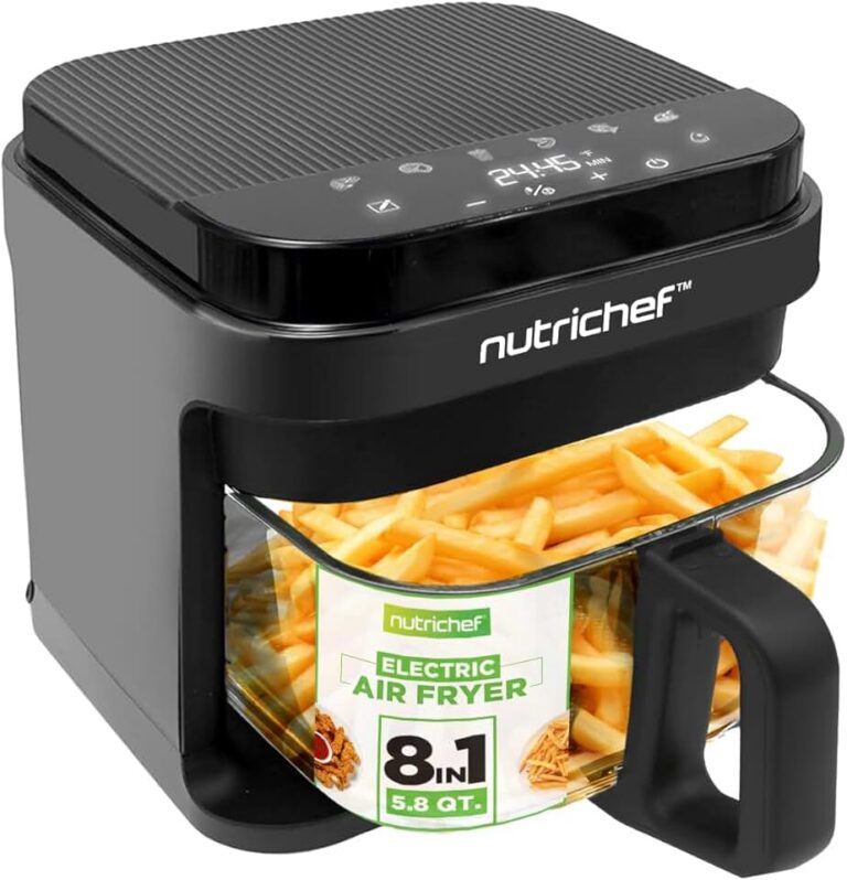 Nutrichef 5.8 Quart Air Fryer