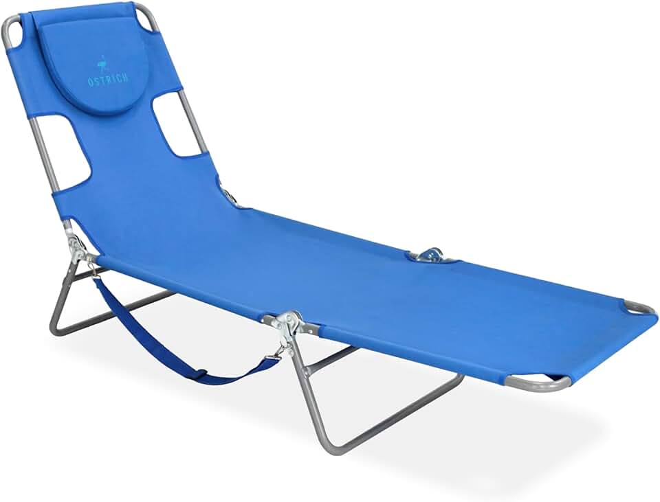 Ostrich Chaise Lounge