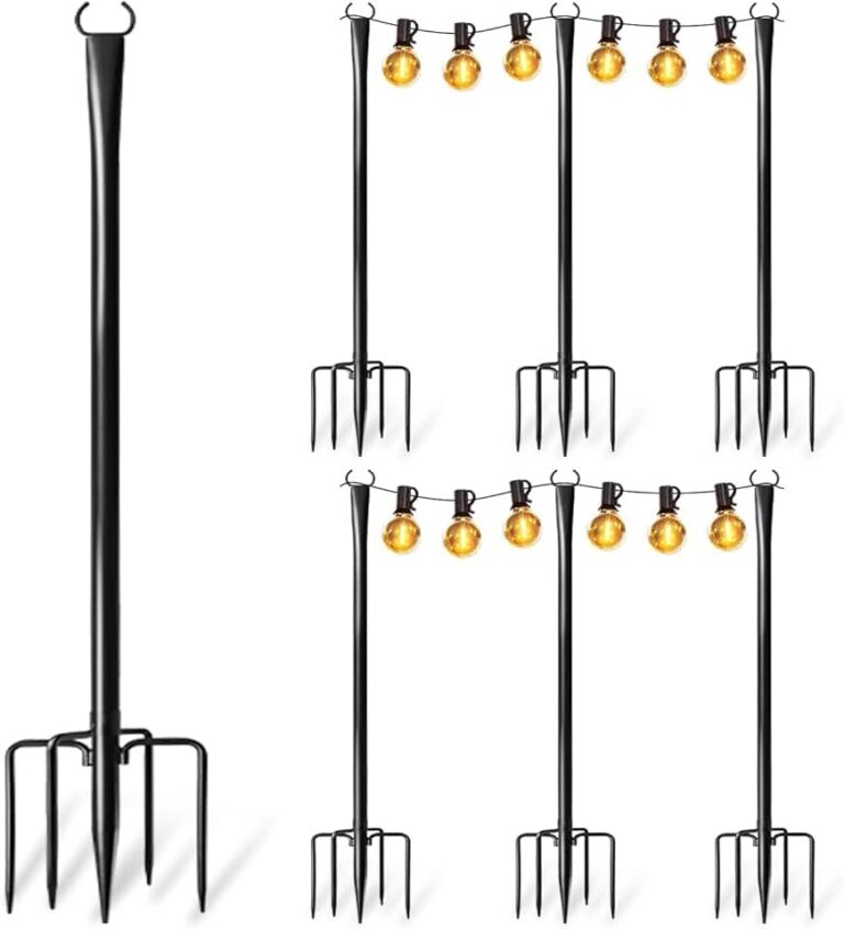 Outdoor String Light Poles