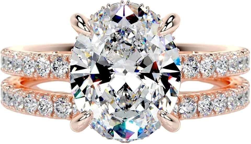 Oval Lab Diamond Ring