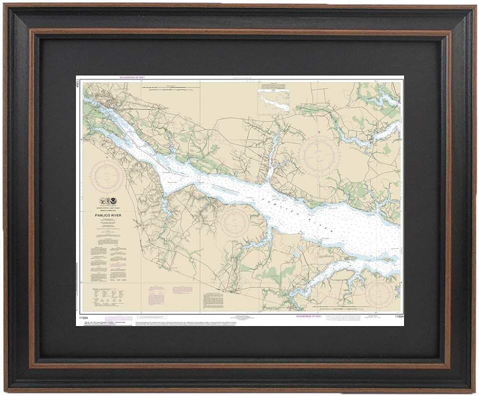 Pamlico River Nautical Map