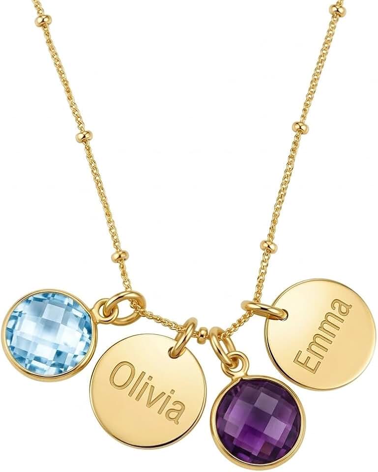 Personalized Birthstone Necklace