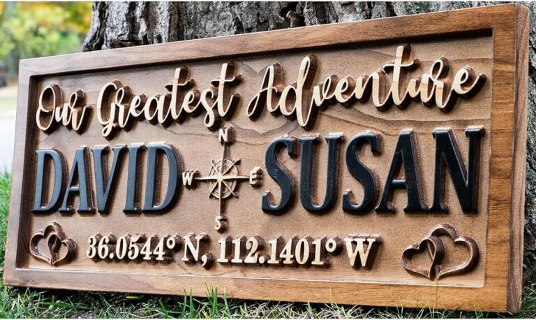 Personalized Wedding Compass