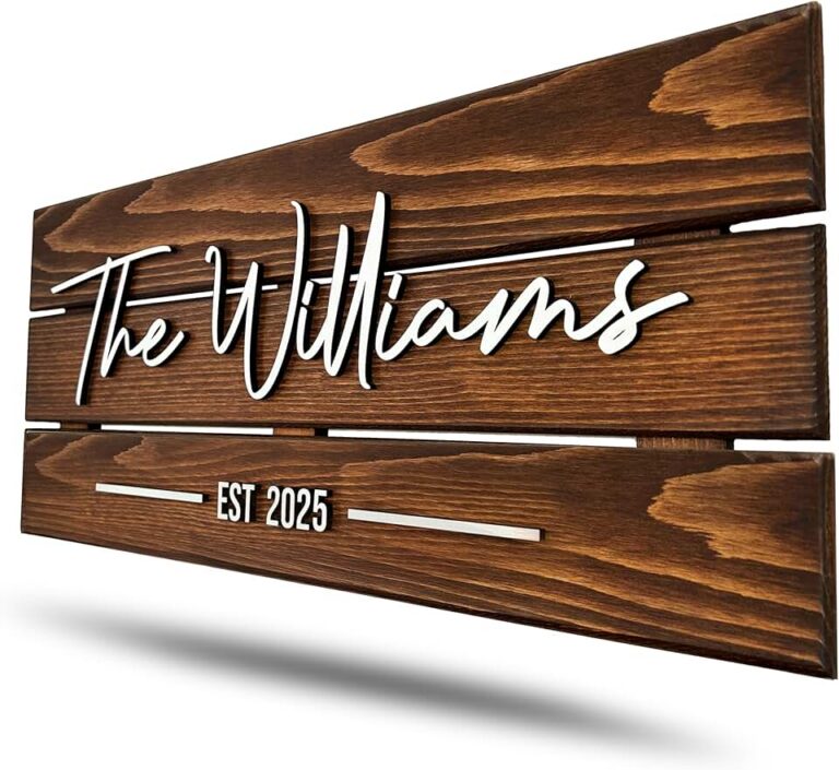 Personalized Wooden Name Sign