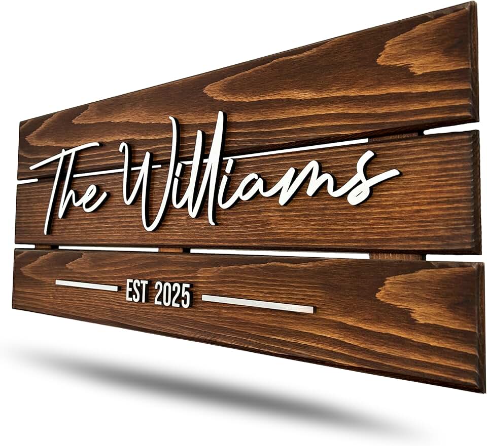 Personalized Wooden Name Sign