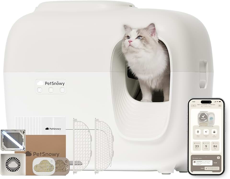 PetSnowy Self-Cleaning Litter Box