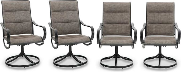 PHI VILLA Swivel Outdoor Chairs