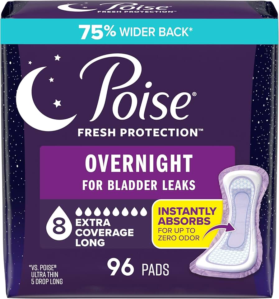 Poise Overnight Pads