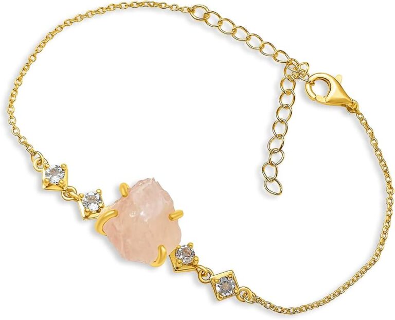 Raw Crystal Chain Bracelet