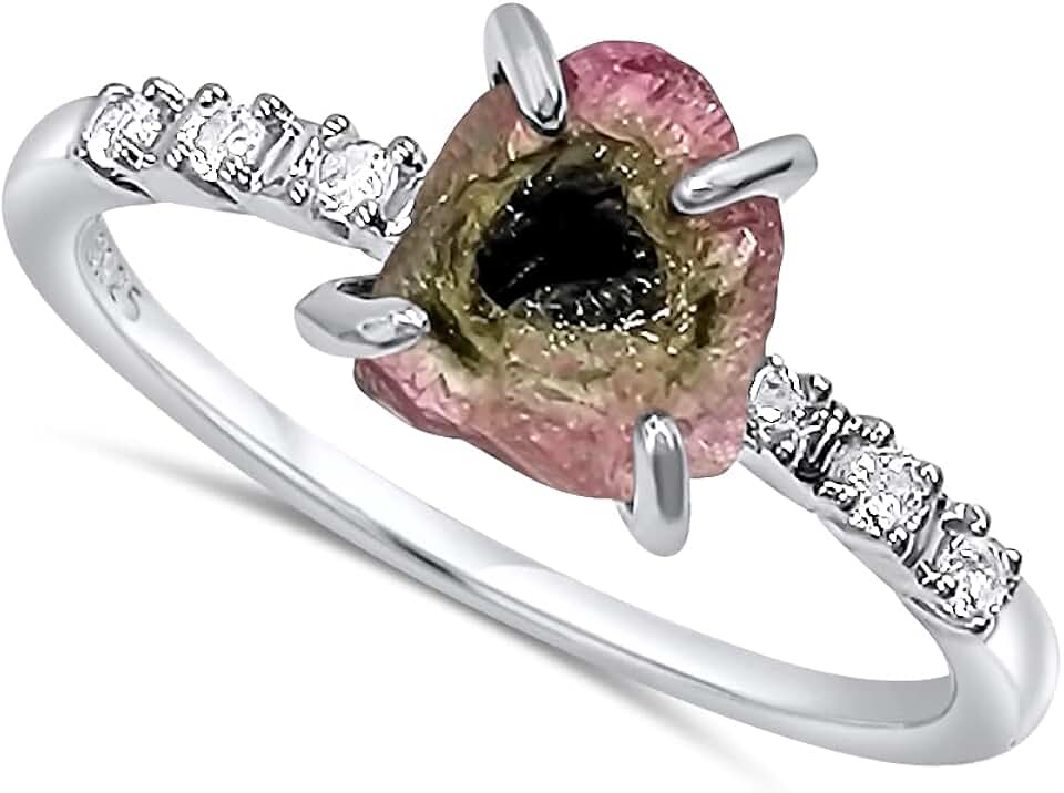 Raw Crystal Dainty Ring