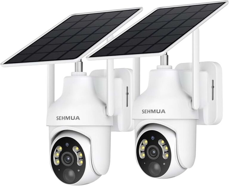 SEHMUA 2K Solar Security Camera