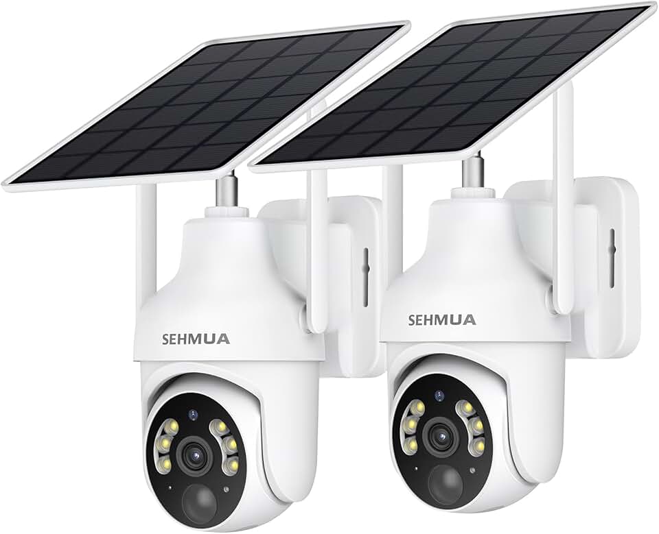 SEHMUA 2K Solar Security Camera