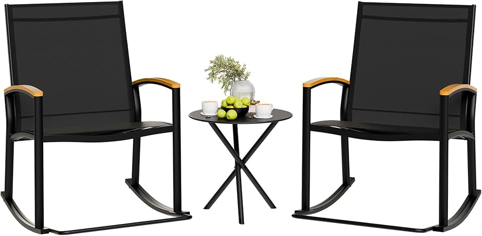 Shintenchi Rocking Bistro Set