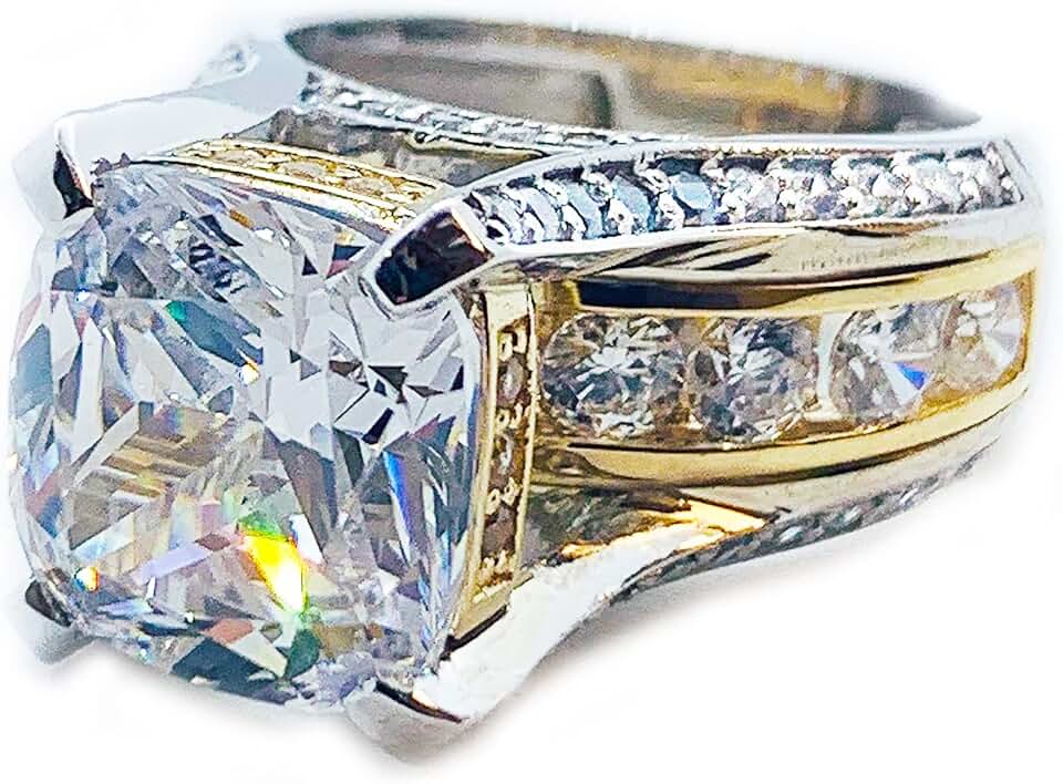 Simulated Diamonds Bridal Set