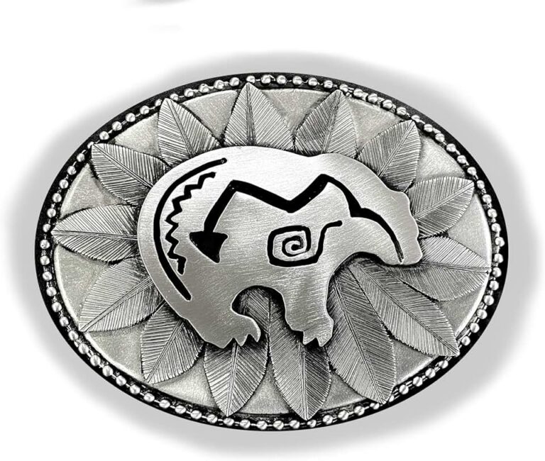 Spirit Bear belt buckle