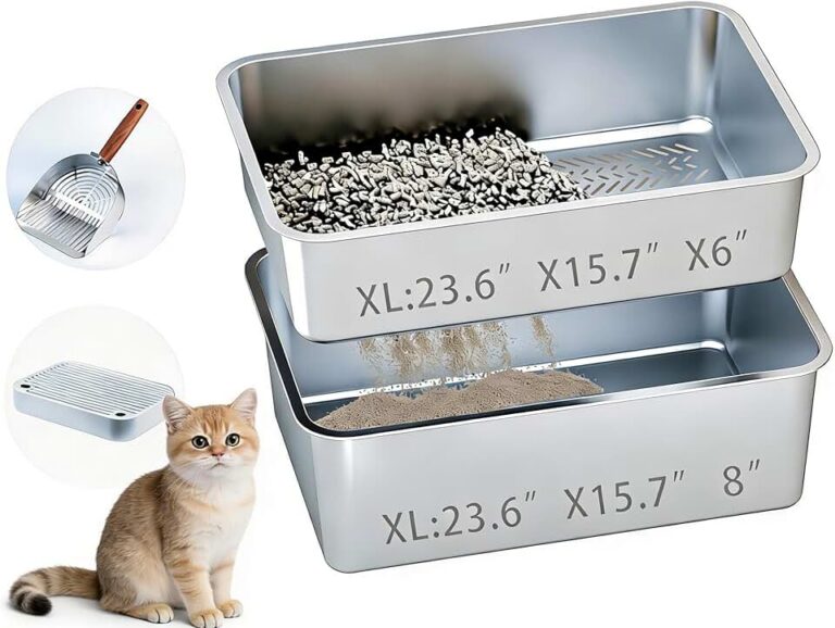 Stainless Steel XL Litter Box