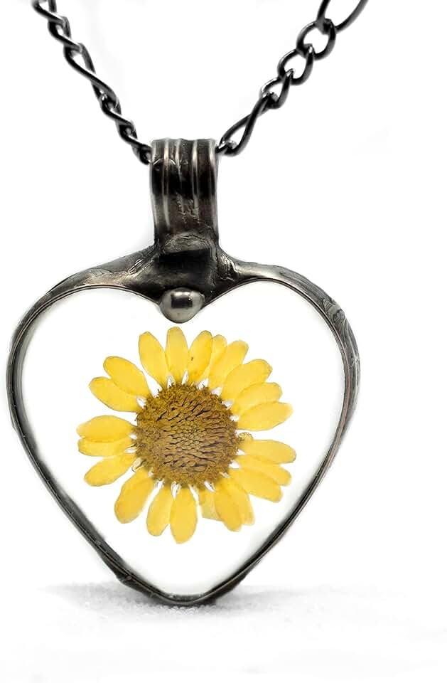 Sunflower Heart Pendant