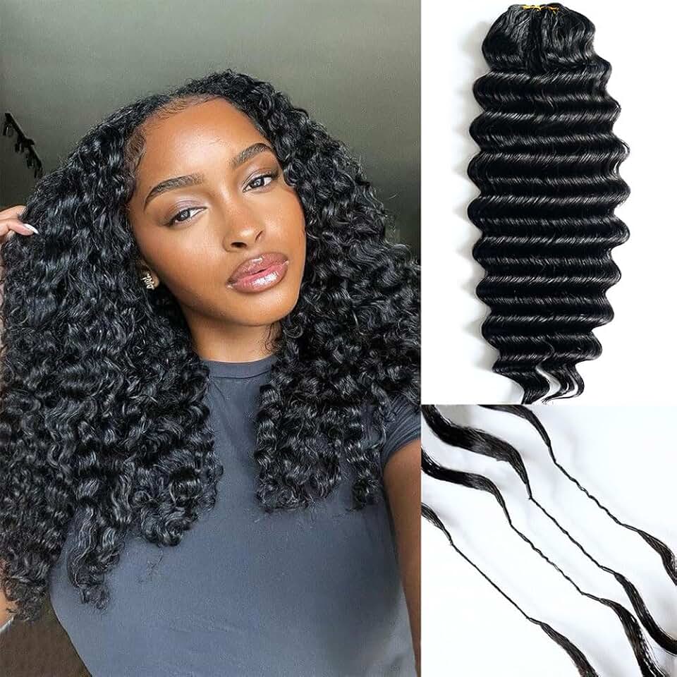 Deep Wave Crochet Human Hair
