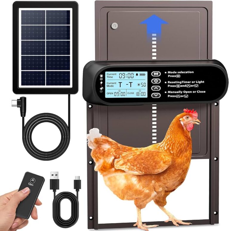 Solar Chicken Coop Door