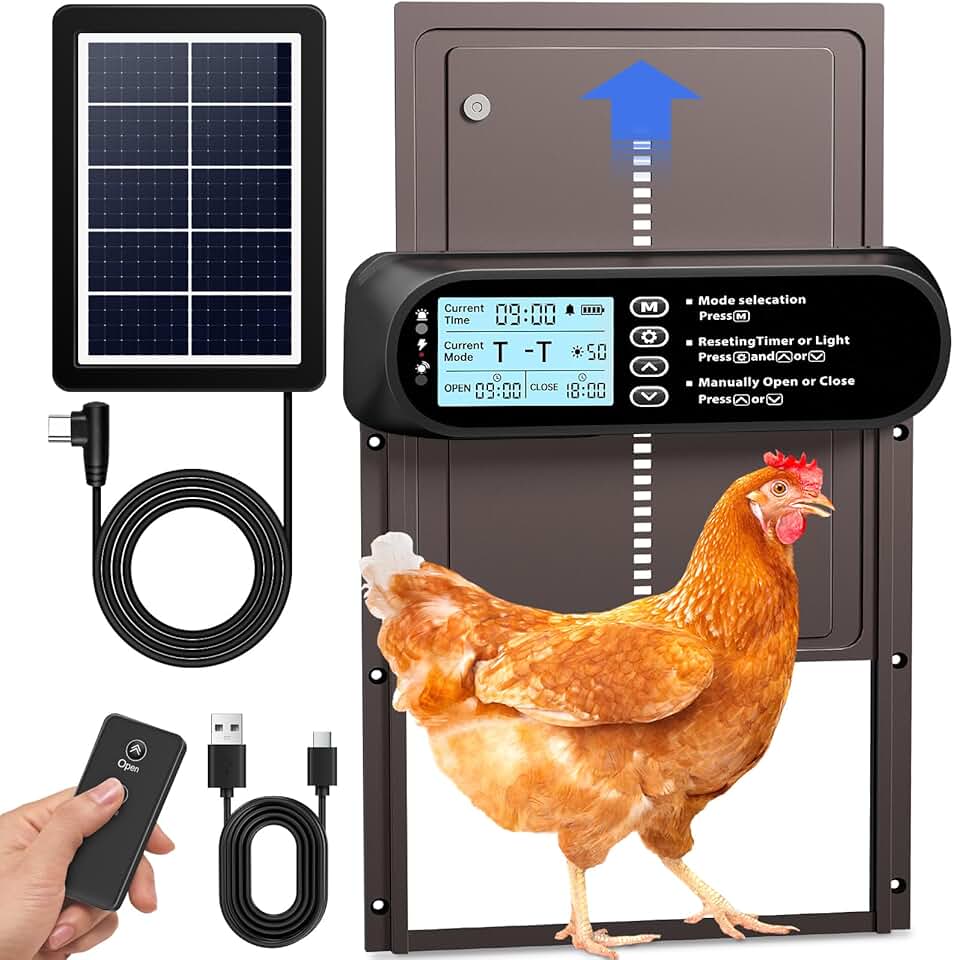 Solar Chicken Coop Door
