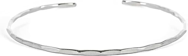 Thin Hammered Cuff