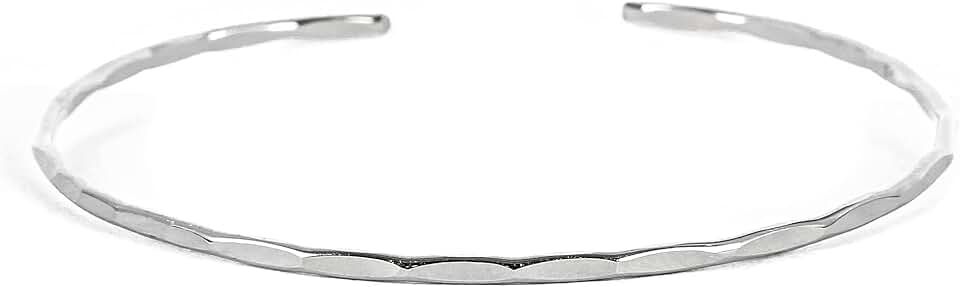 Thin Hammered Cuff