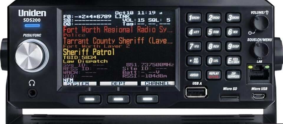 Uniden SDS200 Scanner