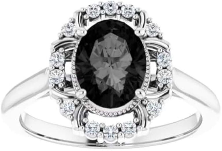 Vintage Black Diamond Ring