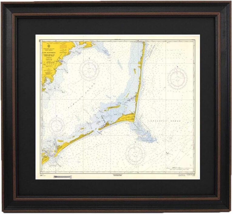 Vintage Outer Banks Map