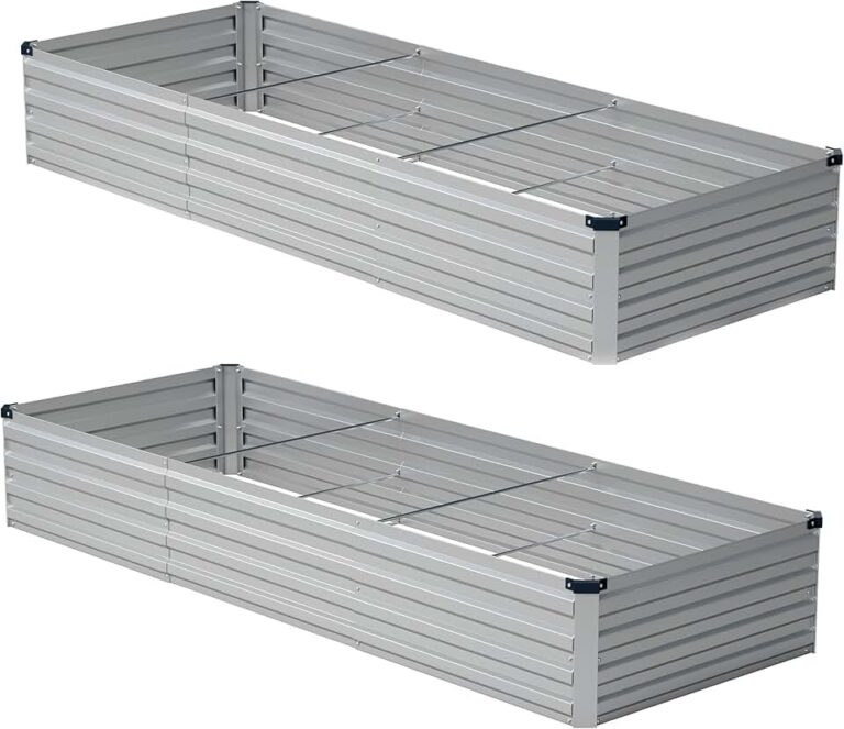 zunatu Galvanized Raised Garden Bed