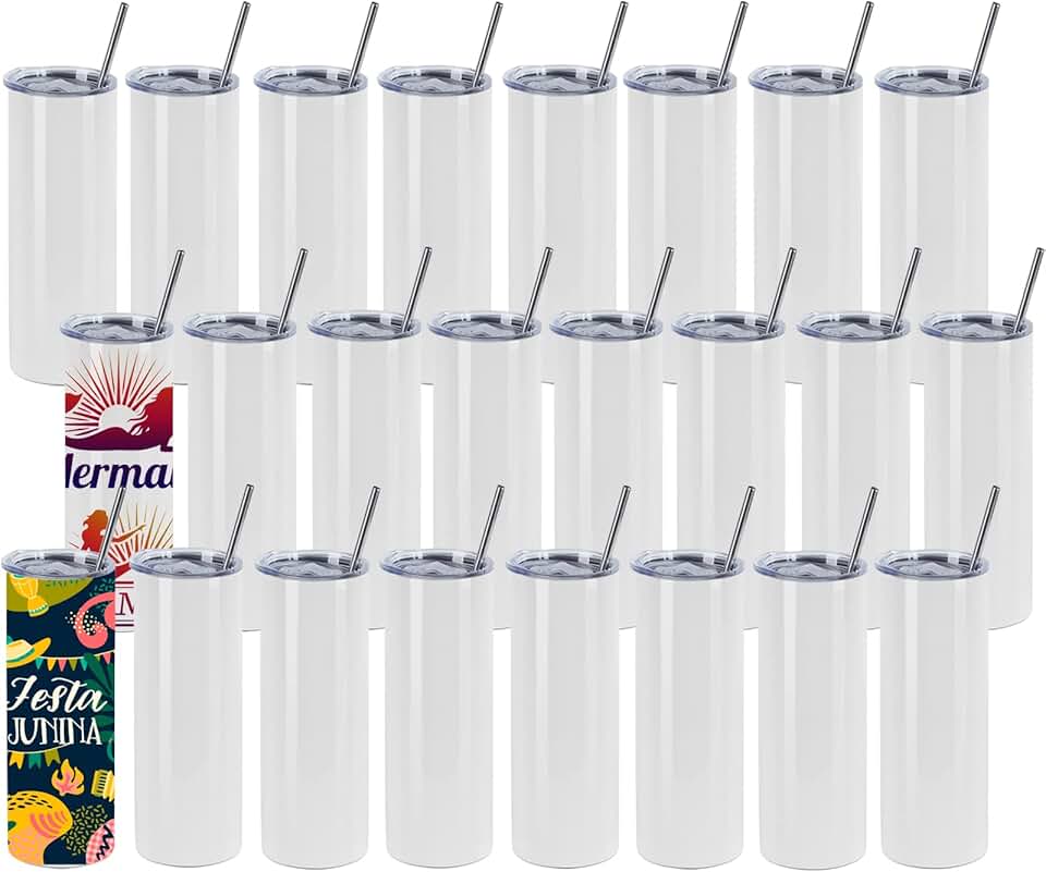 24 Pack Sublimation Tumblers