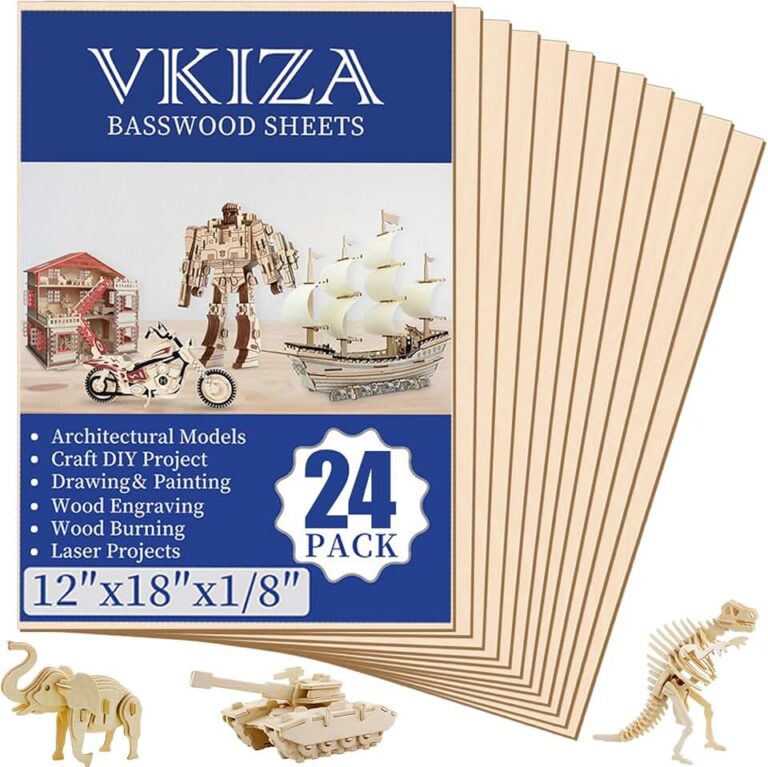 Basswood Sheets for Crafts