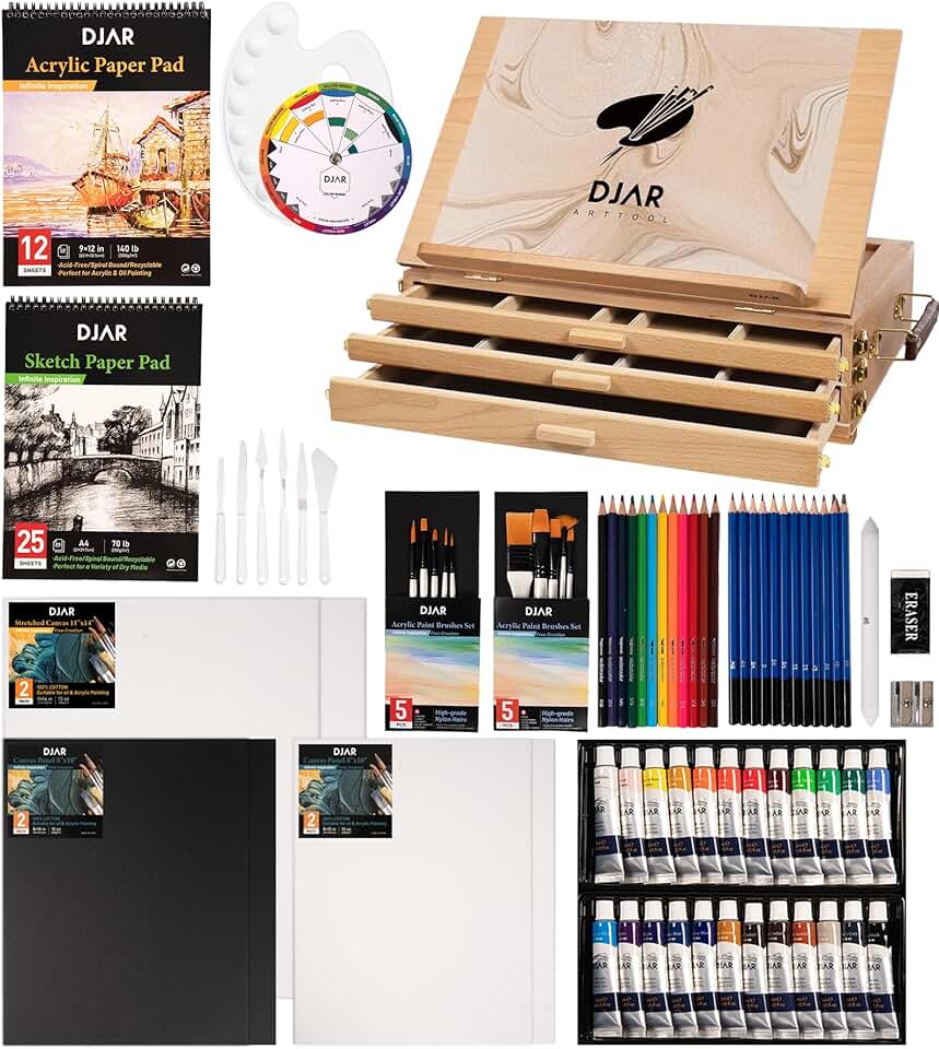 DJAR Acrylic Paint Set