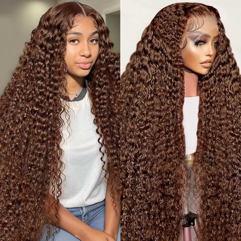 Brown Deep Wave Wig