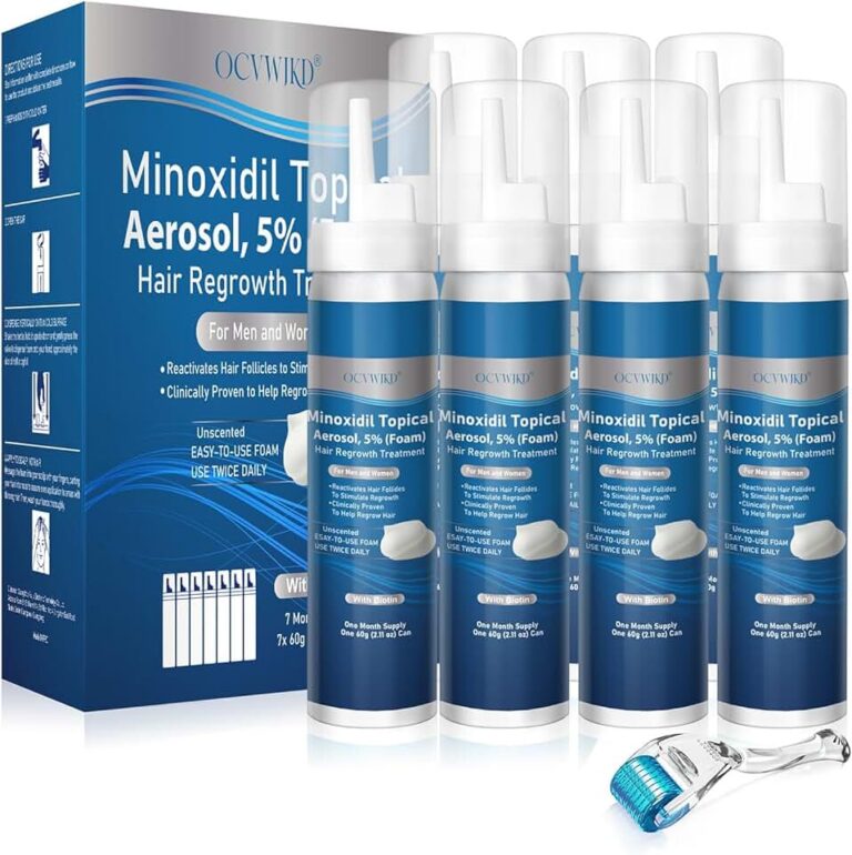 Minoxidil Foam with Biotin