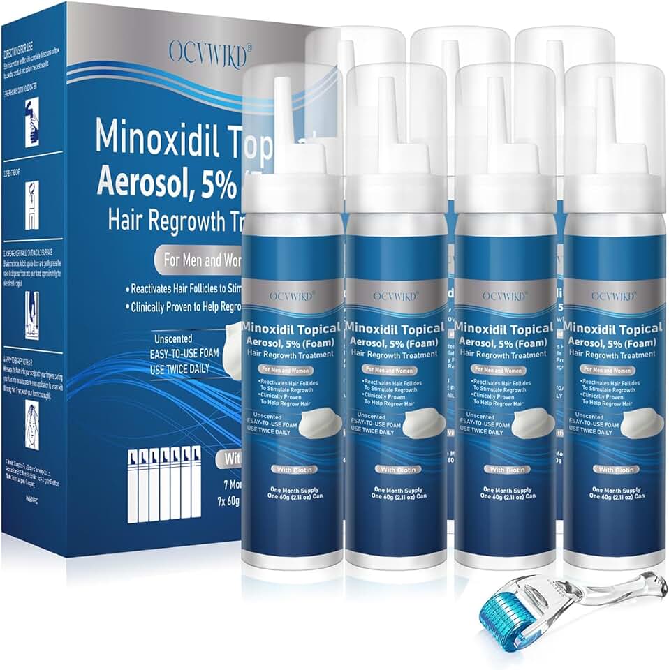 Minoxidil Foam with Biotin