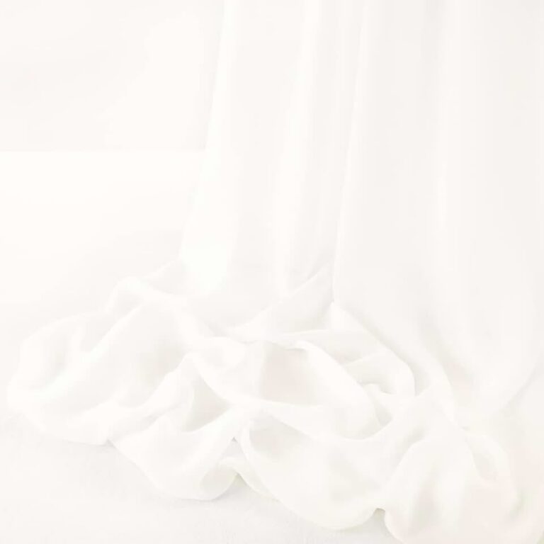 MLMW Ivory Chiffon Fabric