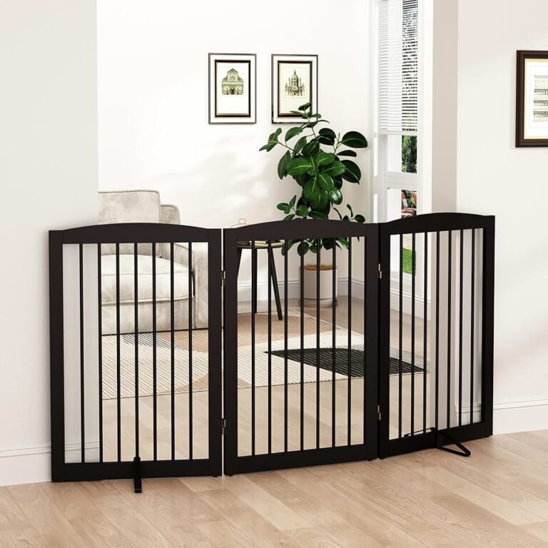 PUPETPO Freestanding Pet Gate