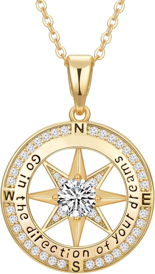 Mkhhy Compass Necklace