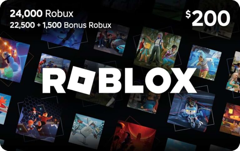 Roblox 24000 Robux Card