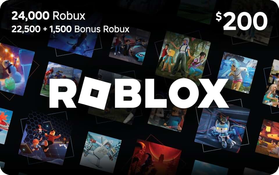 Roblox 24000 Robux Card