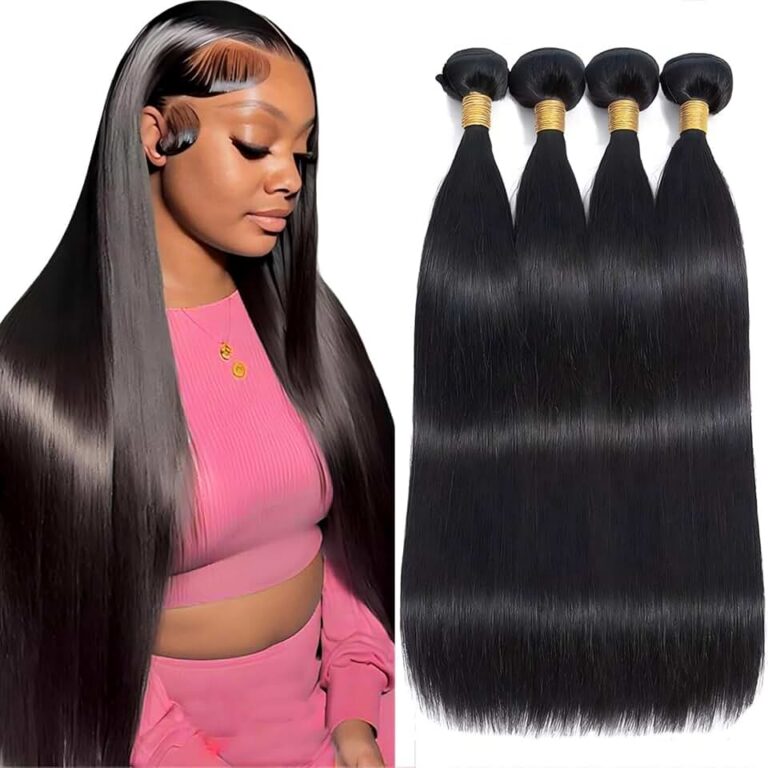 Straight Human Hair Bundles