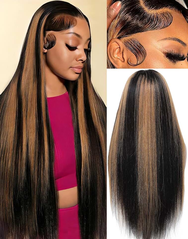 KUKIM 30 Inch Ombre Wig