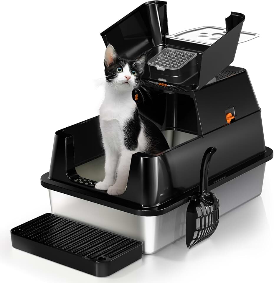 XL Stainless Steel Litter Box
